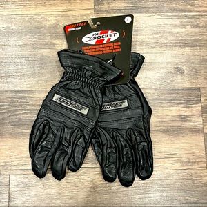 PRICE DROP! NWT Joe Rocket Classic Black Leather Gloves Size Large